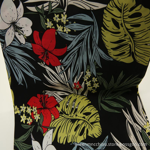 recycled rayon chaille printing fabric